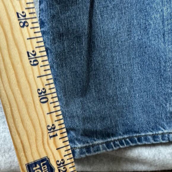 Abercrombie & Fitch Jeans Mens 30/32 Rustin Camo Distressed Athletic Slim Y2K - Picture 11 of 14